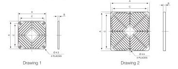 PFG80 Plastic Fan Guard Dimensions