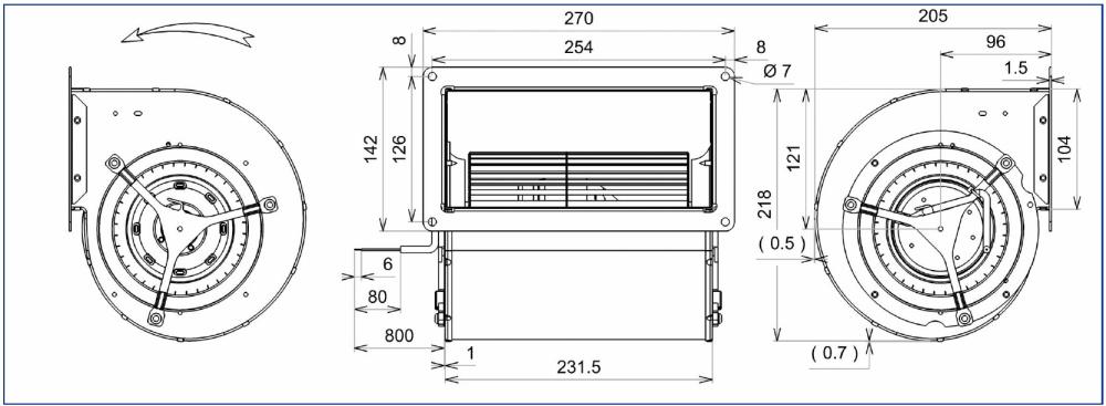 L23-A8 Ecofit 2GDS35 133X190L Dimensions