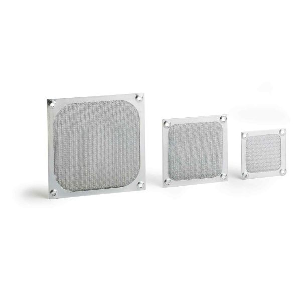 FM80 Metal EMC Filter Size 83.8x83.8mm. Fits 80x80mm Fan
