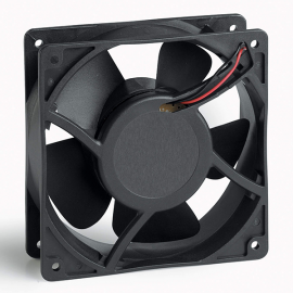 D06A05HWHA00 Compact Axial Fan 60x60x25, 40 m³/h, 24vdc, High Wires, Sleeve