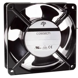 A12B23HTBMT0 High Temperature AC Axial Compact Fan 120x120x38mm 150m³/h 17W 230V Ball Bearing