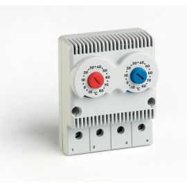 Fandis TRT2-10A230V-NCNO Twin Thermostat for Cabinets & Enclosures