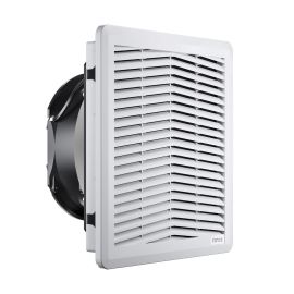 FF15A230UFR Fandis Filter Fan Unit 230V AC 240m³/h Reverse Airflow. Fits Cut Out 223x223mm. RAL 7035