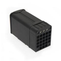 HTP060 60W Plastic Enclosure Heater 110-240V AC/DC Terminal Block IP20
