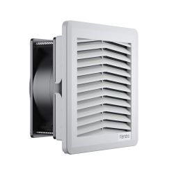 FF12D24UNR Fandis Filter Fan Unit 24V DC 63m³/h Reverse Airflow. Fits Cut Out 124x124mm. RAL 7035
