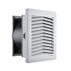 FF12D24UN Fandis Filter Fan Unit 24V DC 47m³/h Standard Airflow. Fits Cut Out 124x124mm. RAL 7035