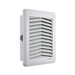 FF12UC EMC Fandis Exhaust Filter to Fit Cut Out 124x124mm. RAL 7035