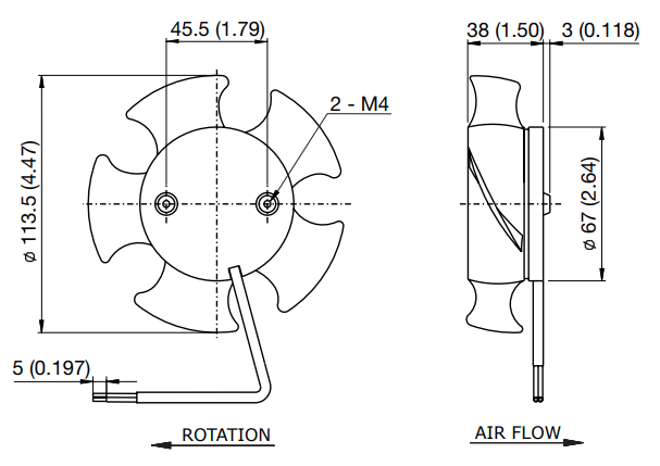 A12W23HWBW00 Impeller
